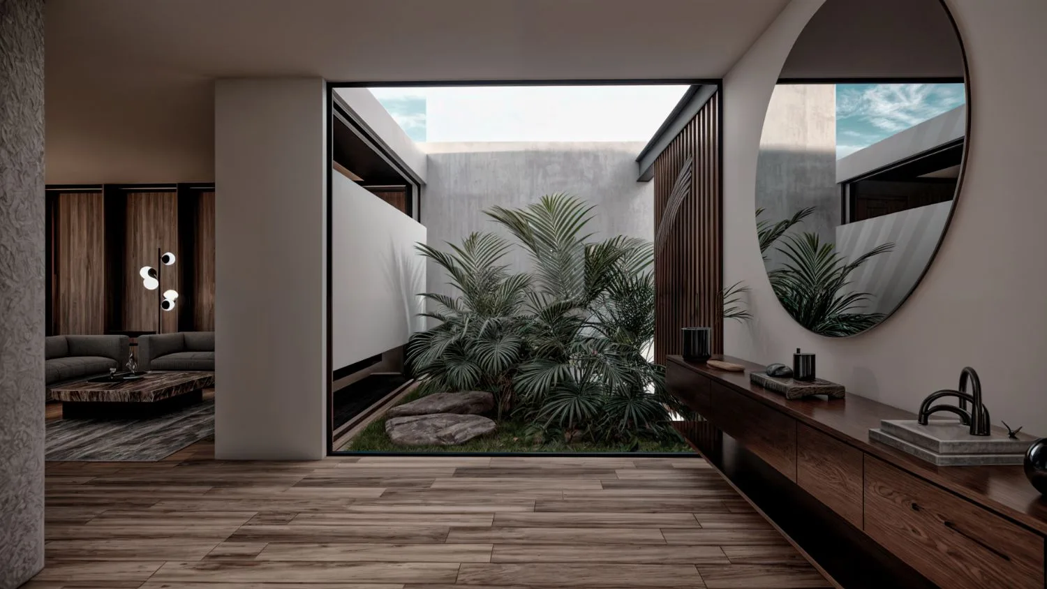 Casa Arenal jardín