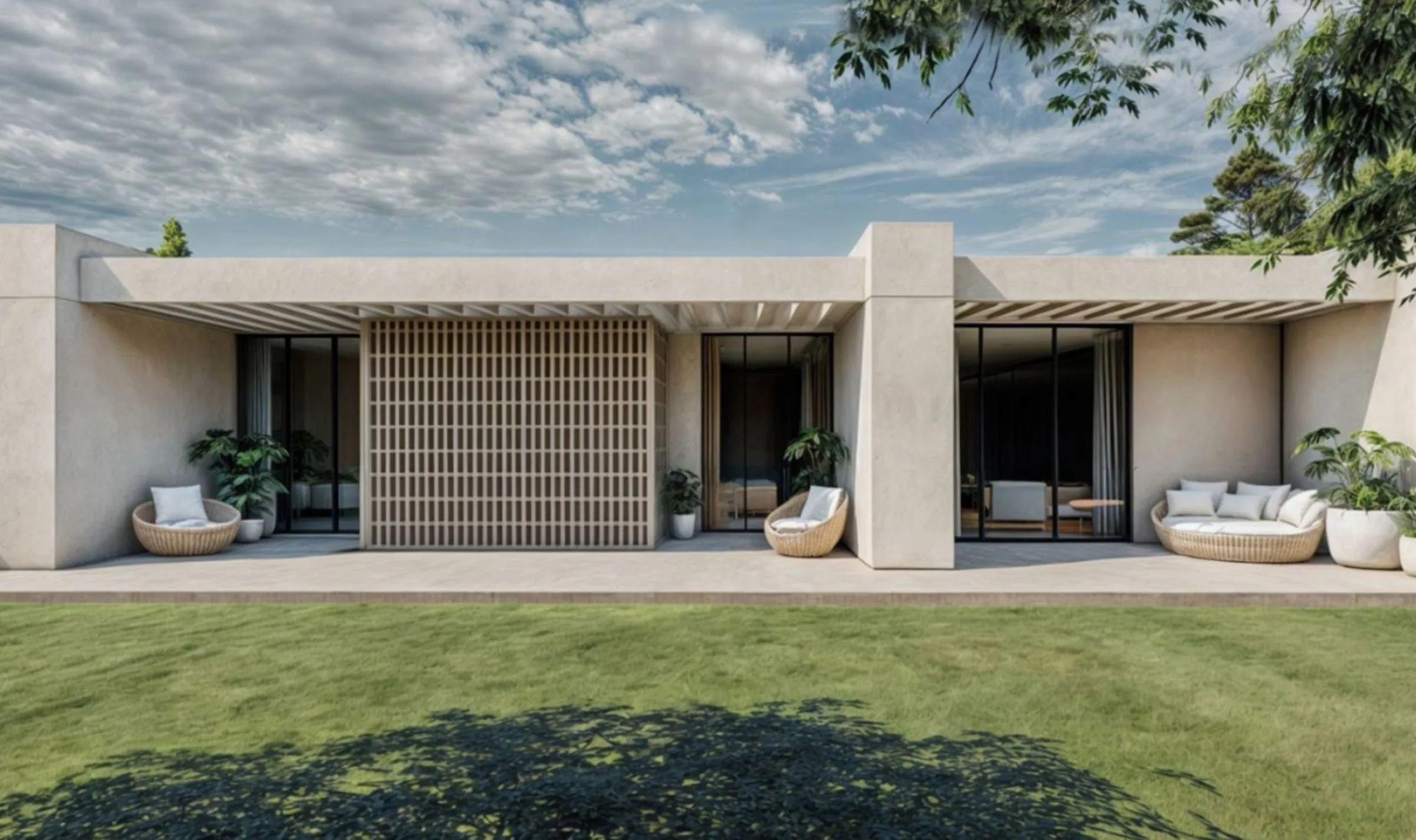 Casa DM fachada trasera